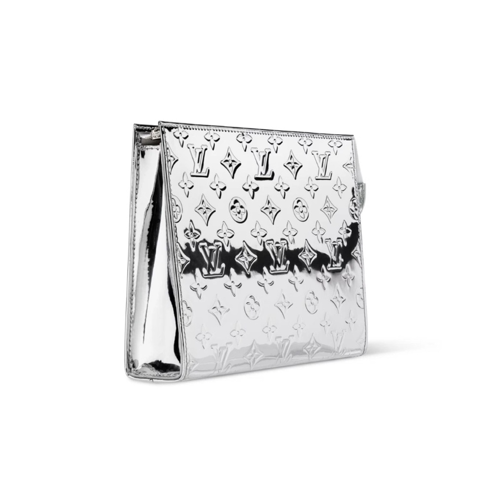 🔥🔥🔥NIB LOUIS VUITTON SKI Silver Miroir Toilet Pouch -M15358 - New release 2025